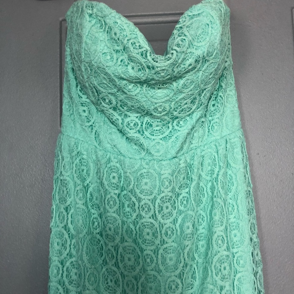 Sleeveless long summer dress.